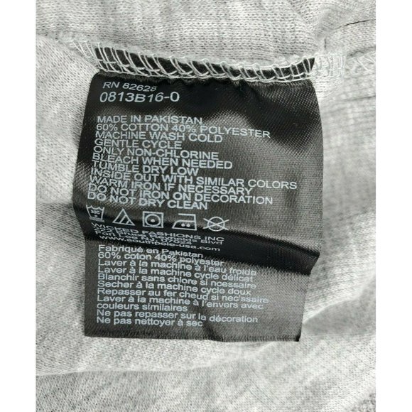 South Pole Authentic Collection Heather Grey Small Embroidered Long Sleeve Shirt - Picture 10 of 11